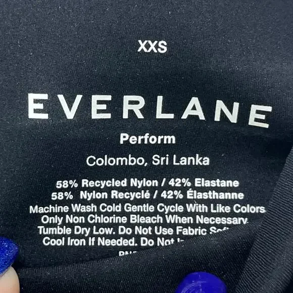 Everlane Womens The Perform Sculpt Leggings XXS Black High Waist Athletic NWT - Picture 8 of 9